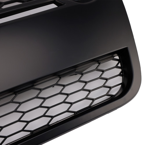 Black Front Upper Bumper Grill Grille Fit Ford Explorer 2006-2010 With Light