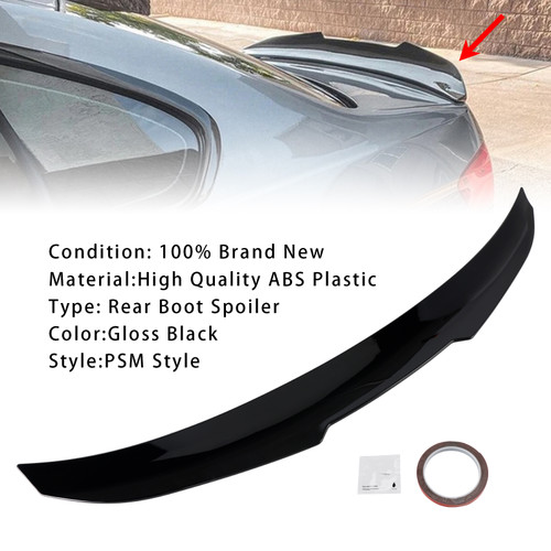 2006-2013 BMW 3 Series E92 Coupe 2DR Rear Boot Spoiler Gloss Black Generic