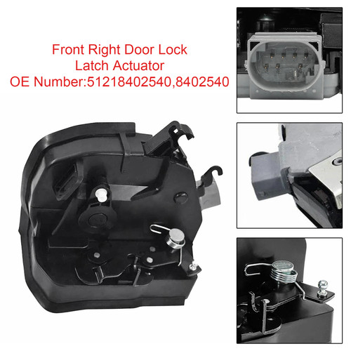 2000-2006 BMW X5 E53 Front Right Door Lock Latch Catch Actuator 51218402540 Generic