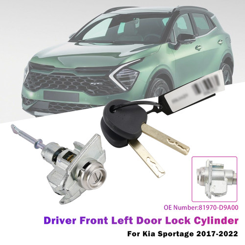 2017-2022 Kia Sportage Front Left Door Lock Cylinder 81970-D9A00 Generic