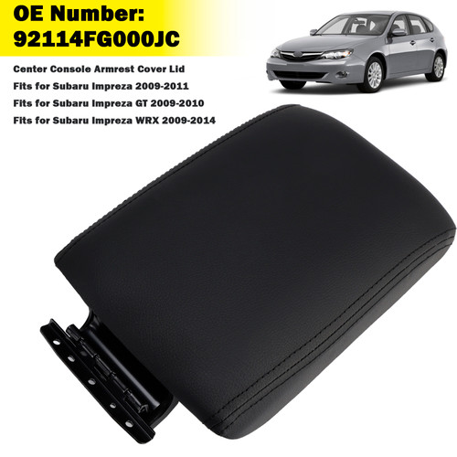 2009-2014 Subaru Impreza/GT/WRX Center Console Armrest Cover Lid 92114FG000JC Generic