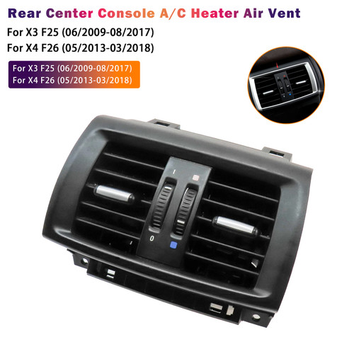 2013-2018 BMW X4 F26 Rear Center Console A/C Heater Air Vent 64229200888 Generic