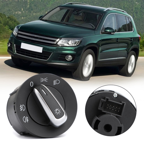 2008-2012 VW Golf MK6 Headlight & Both Fog Light Switch 3C8941431C Generic