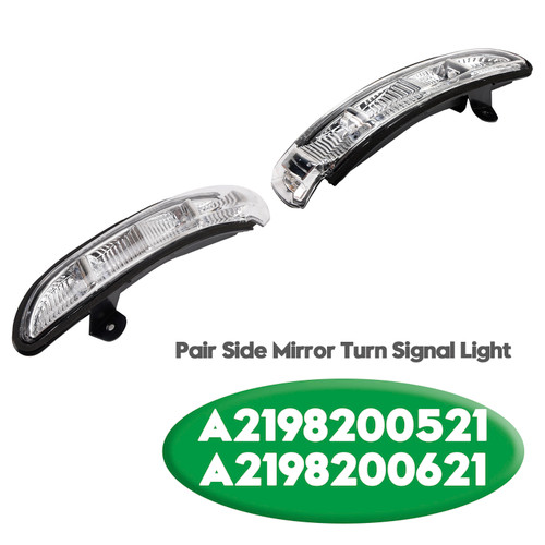 2006-2009 Mercedes-Benz S-Class E-Class Mirror Turn Signal Light A024016 A2198200521 A2198200621Generic
