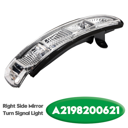 2006-2009 Mercedes-Benz S-Class E-Class Right Side Mirror Turn Signal Light A024016 A2198200621 Generic