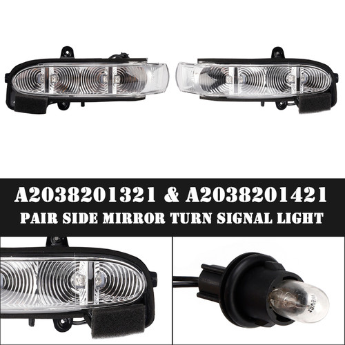 Mercedes-Benz  G-Class W463 Facelift Pair Side Mirror Turn Signal Light A2038201321 A2038201421 Generic