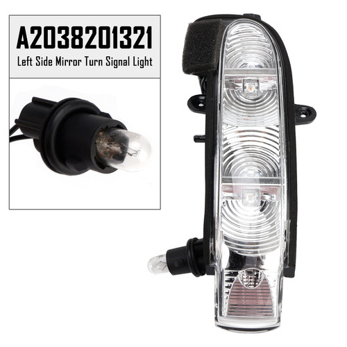 2002-2006 Mercedes-Benz E-Class W211 S211 Facelift Left Side Mirror Turn Signal Light A2038201321 Generic