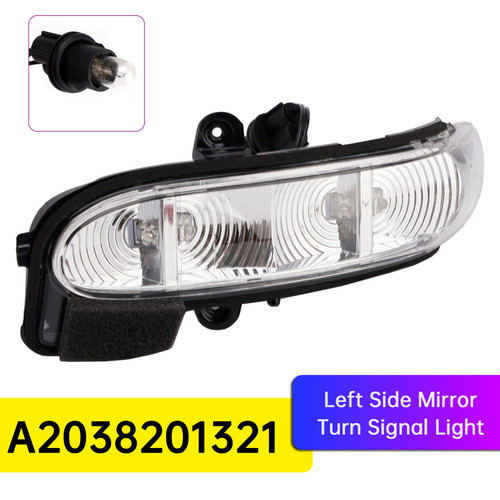 2002-2006 Mercedes-Benz E-Class W211 S211 Facelift Left Side Mirror Turn Signal Light A2038201321 Generic