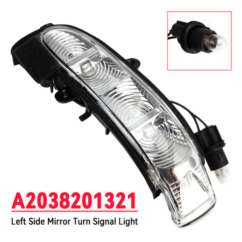 2002-2006 Mercedes-Benz E-Class W211 S211 Facelift Left Side Mirror Turn Signal Light A2038201321 Generic