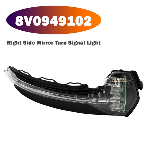 2012-2020 Audi A3 S3 RS3 8V Left Side Mirror Turn Signal Light 8V0949102 Generic