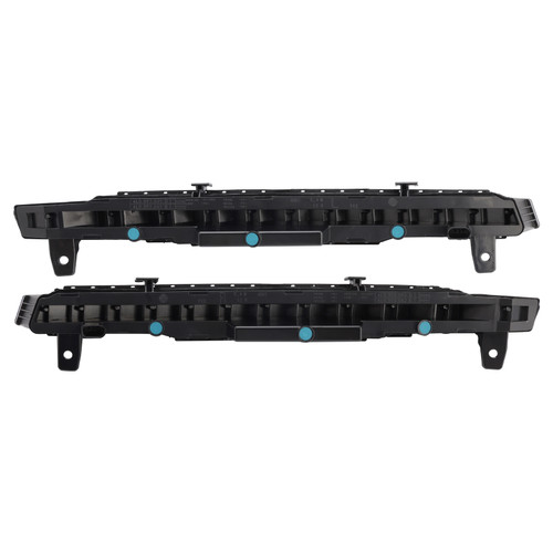 2010-2015 Audi Q7 Sport Version Front Bumper 11 LED Turn Signal Fog Light 4L0953041E 4L0953042E White+Amber Generic