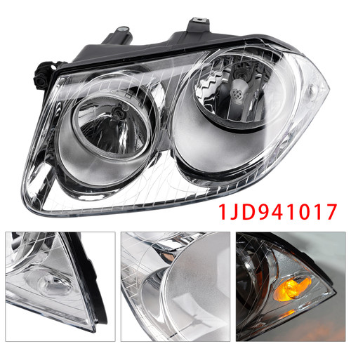 2006-2011 VW Bora GLI Left Headlight Lamp 1JD941017 Black Generic