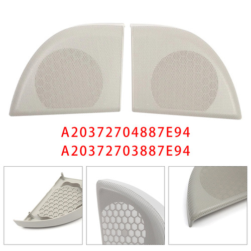 Mercedes Benz W203 C-Class CLC-Class Pair Front Door Speaker Cover A20372704887E94 Generic