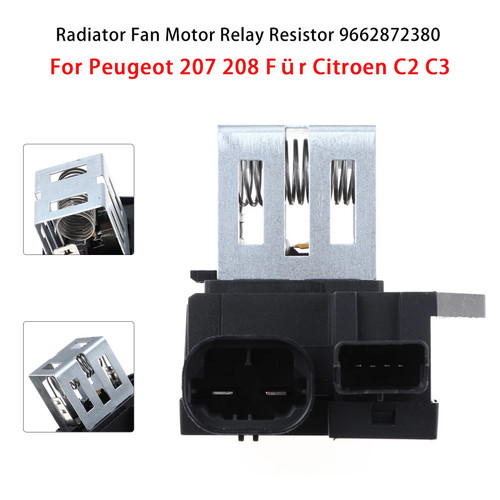 2002-2009 Citroen C2 C3 DS3 Radiator Fan Motor Relay Resistor 9662872380 Generic