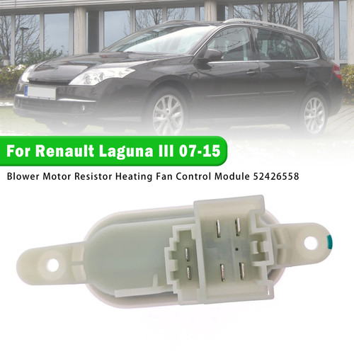 2007-2015 Renault Laguna III Blower Motor Resistor Heating Fan Control Module 52426558 Generic