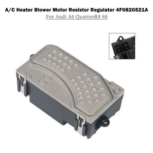 2008-2014 Audi R8 A/C Heater Blower Motor Resistor Regulator 4F0820521A Generic