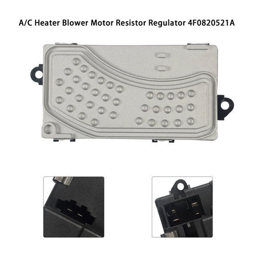 2008-2014 Audi R8 A/C Heater Blower Motor Resistor Regulator 4F0820521A Generic