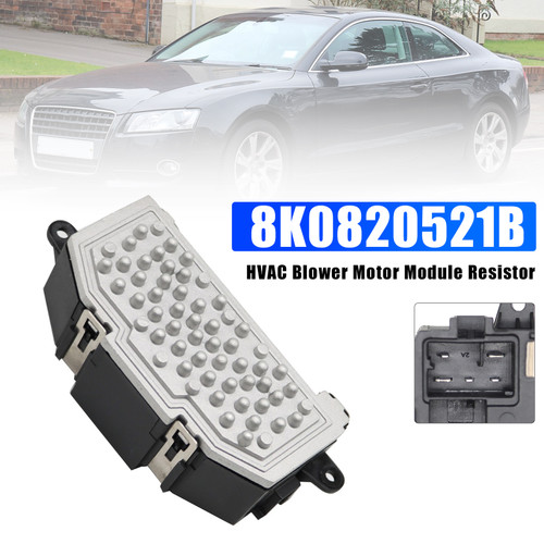 2009-2012 Audi Q5 HVAC Blower Motor Module Resistor 8K0820521B Generic