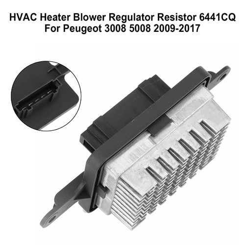 2009-2017 Peugeot 5008 0E_0U HVAC Heater Blower Regulator Resistor 6441CQ Generic