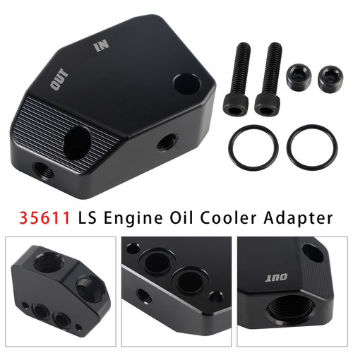LS Engine Oil Cooler Adapter 35611 Generic