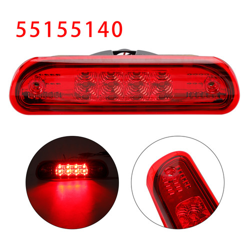 1999-2004 Jeep Grand Cherokee LED Third Brake Light Stop Lamp 55155140 Red Generic