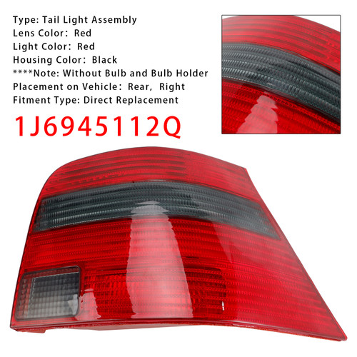 1997-2005 VW Golf Mk4 Hatchback Right Tail Light Lamp 1J6945112S Generic