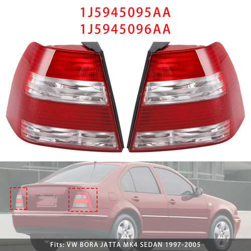 1997-2005 VW BORA JATTA MK4 SEDAN Left+Right Tail Light Lamp 1J5945095AA 1J5945096AA Generic