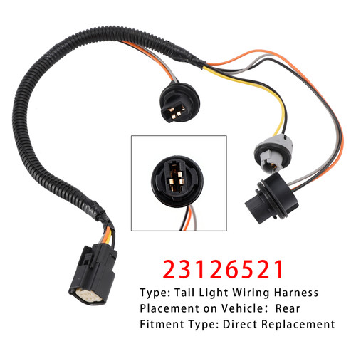 2015-2023 Colorado Canyon Tail Light Wiring Harness 23126521 Generic
