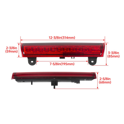 2000-2006 GMC YUKON/ XL Rear LED 3rd Third Brake Light Lamp 15170955 Generic