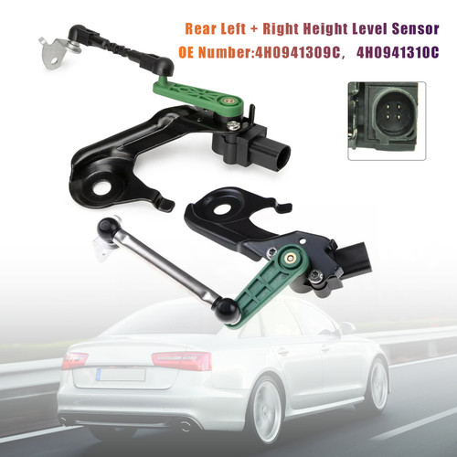 2012-2017 Audi A6 A8 Rear Left+Right Air Suspension Height Sensor 4H0941309C 4H0941310C Generic