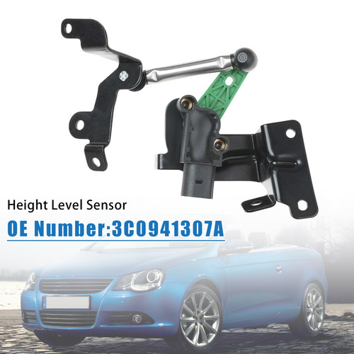 2009-2018 VW CC Eos Golf Passat Tiguan Scirocco Rear Left Height Level Sensor 3C0941307A Generic
