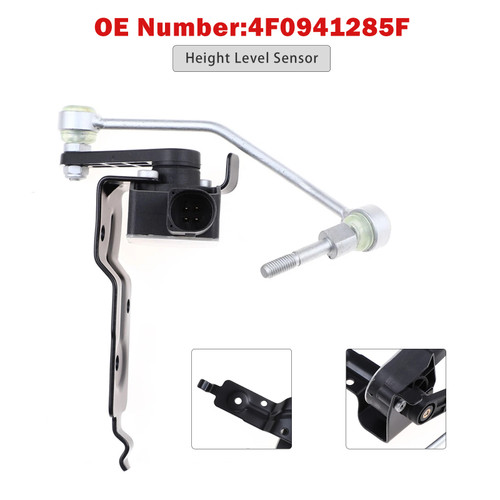 2005-2011 Audi A6 Quattro S6 Front Left Headlight Level Sensor 4F0941285F Generic
