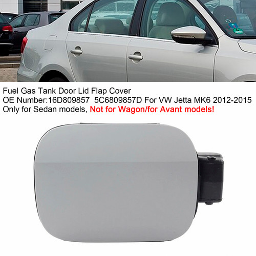 2012-2015 VW Jetta MK6 Fuel Gas Tank Filler Door Lid Cover 16D809857 Generic