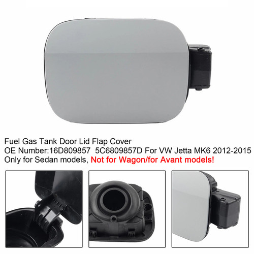2012-2015 VW Jetta MK6 Fuel Gas Tank Filler Door Lid Cover 16D809857 Generic