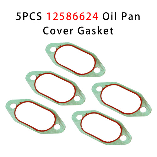 GM vehicle's 5PCS 12586624 Oil Pan Cover Gasket Generic