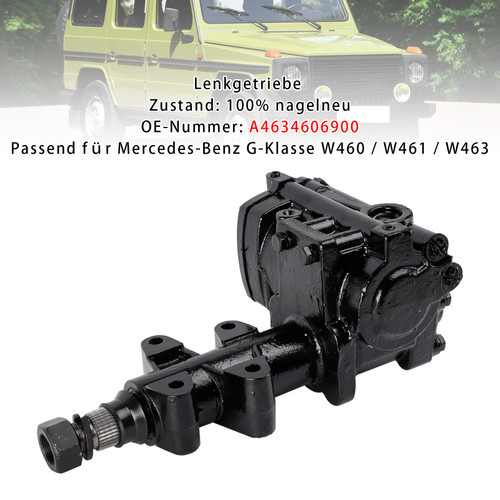 Mercedes-Benz G-Class W460/ W461/ W463 Steering Gear Box A4634606900 Generic