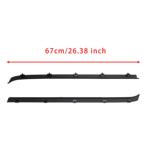 1981-1986 GMC C1500 C2500 C3500 K1500 K2500 K3500 4PCS Car Window Weatherstrip Molding Trim Belt+2 Window Seals Generic