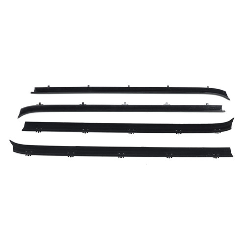 1981-1986 Suburban K1500 K2500 C1500 4PCS Car Window Weatherstrip Molding Trim Belt+2 Window Seals Generic