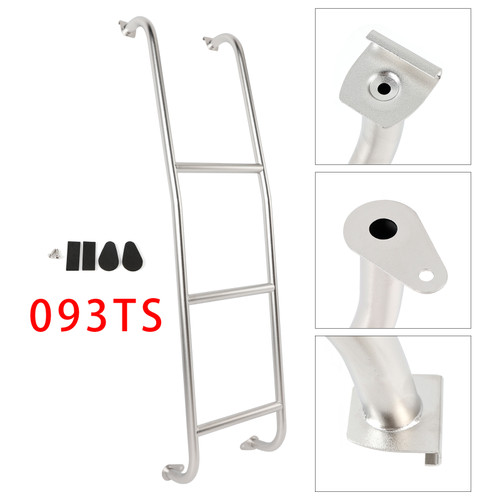 2014-2025 Ford Transit Low Roof Vans Stainless Steel 3-Step Van Ladder 093TS Generic
