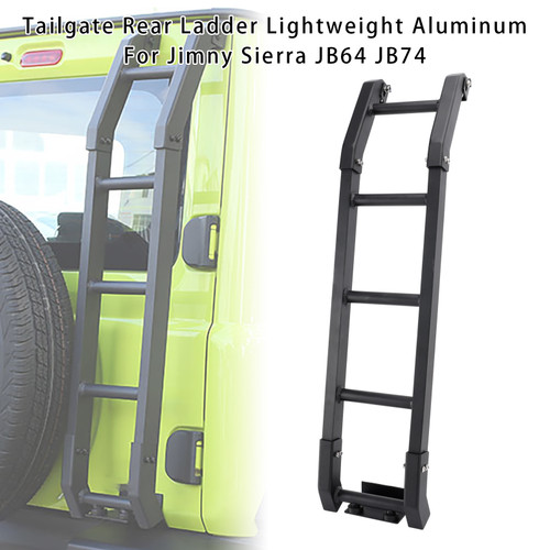 2019+ Jimny Sierra JB64 JB74 Tailgate Rear Ladder Lightweight Aluminum Generic