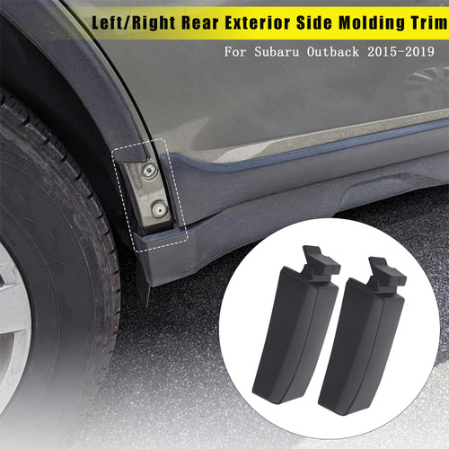 2015-2019 Subaru Outback Left/Right Rear Exterior Side Molding Trim 91112AL58A 91112AL59A Generic