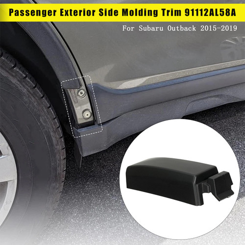 2015-2019 Subaru Outback Passenger Exterior Side Molding Trim 91112AL58A Generic