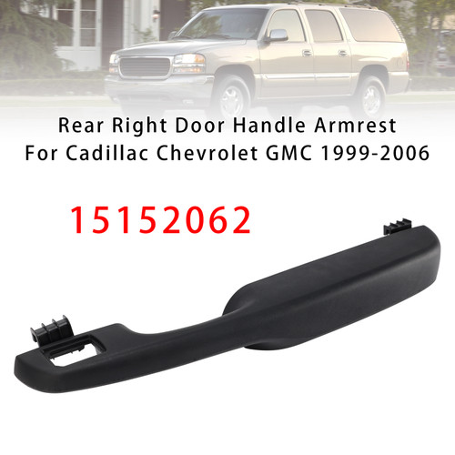 1999-2006 Cadillac Chevrolet GMC Rear Right Door Handle Armrest 15152062 Generic