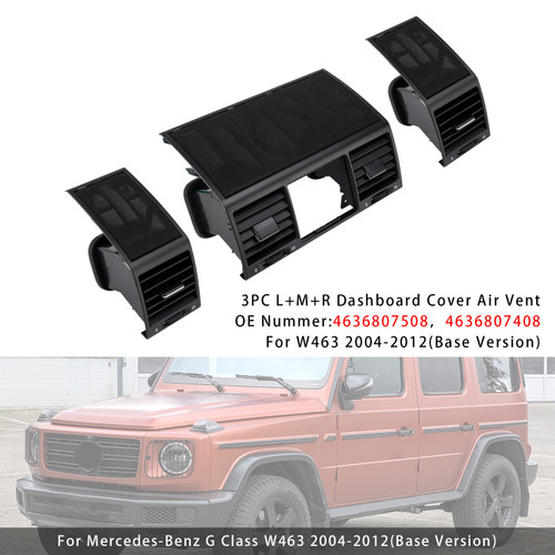 2009-2012 Mercedes-Benz G550 5.5L 3PCS A/C Air Vent Grille Cover 4636807508 Generic