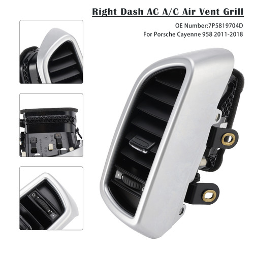 2011-2018 Porsche Cayenne 958 Right Dash AC A/C Air Vent Grill 7P5819704D Generic