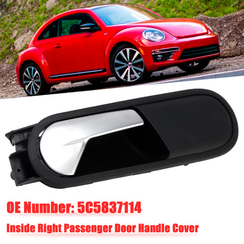 2012-2014 VW Beetle Inside Right Passenger Door Handle Cover 5C5837114 Generic