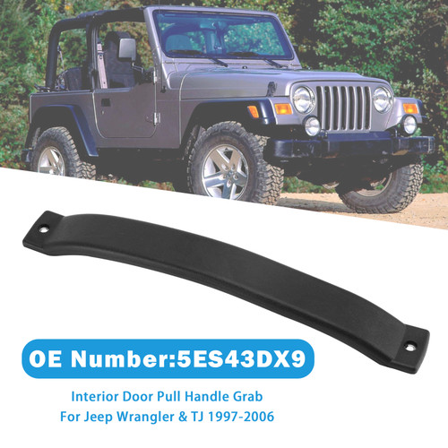 1997-2006 Jeep TJ Wrangler 1x Interior Door Pull Handle Grab 5ES43DX9 Generic