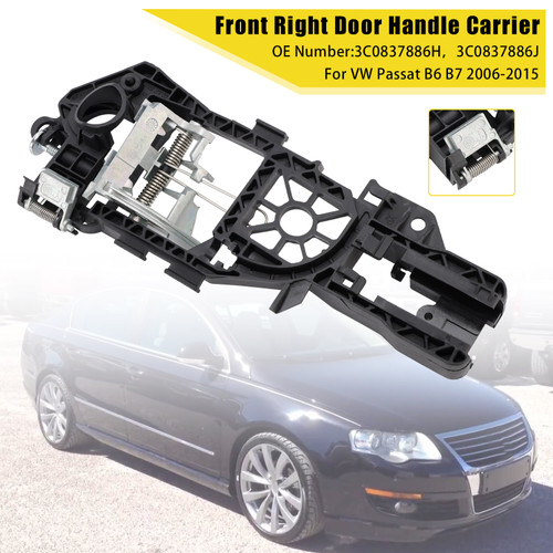 2006-2015 VW Passat B6 B7 Door Handle Carrier Front Right 3C0837886H 3C0837886J Generic