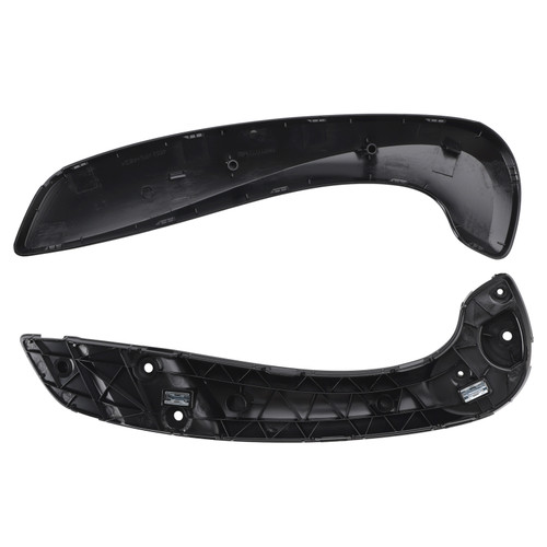 2009-2015 Renault Fluence Front Left Inner Door Handle Base+Cover Set Black Generic