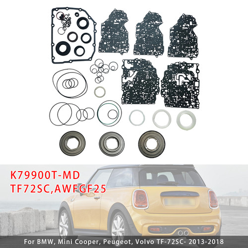 2013-2018 Peugeot, Volvo TF72SC  (AWFGF25) Transmission Overhaul Kit Rebuild Kit W/ Pistons K79900T-MD Generic